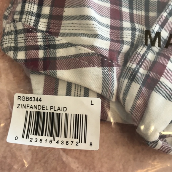 7 For All Mankind Floral Plaid Long Sleeve Shirt (Big Girls) - Picture 13 of 13